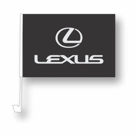 Clip-On Window Flag - Lexus