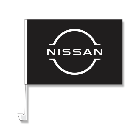 Clip-On Window Flag - Nissan
