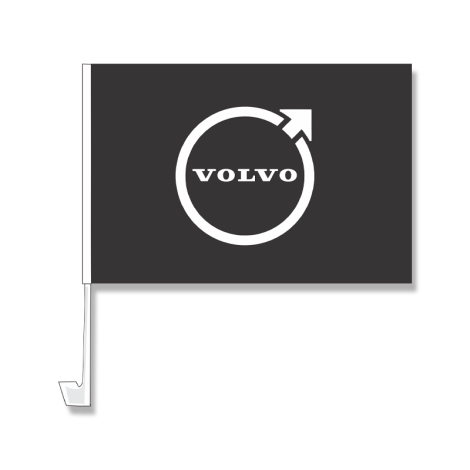 Clip-On Window Flag - Volvo