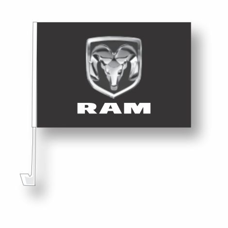 Clip-On Window Flag - Ram
