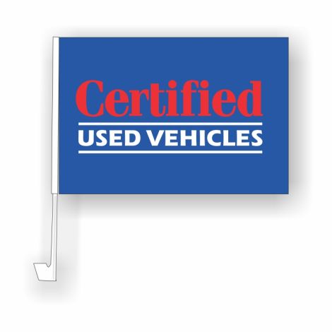 Clip-On Window Flag - Certified Used Vehicles 