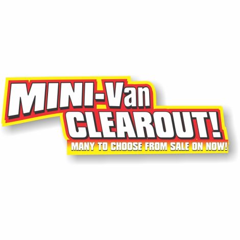 Mini-Van Clearout - Window Jazz Vehicle Graphics