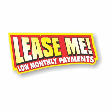 Lease Me Low Monthly Payments - Window Jazz Vehicle Graphics