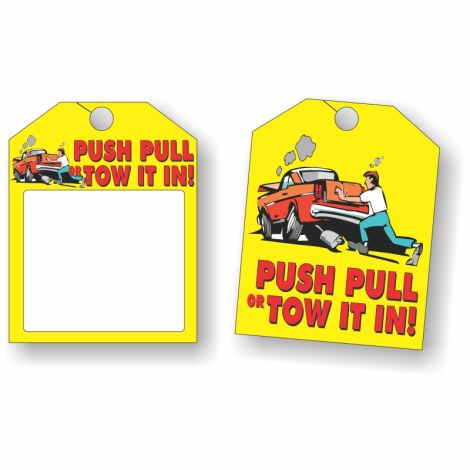 Push Pull - Rearview Mirror Tags 