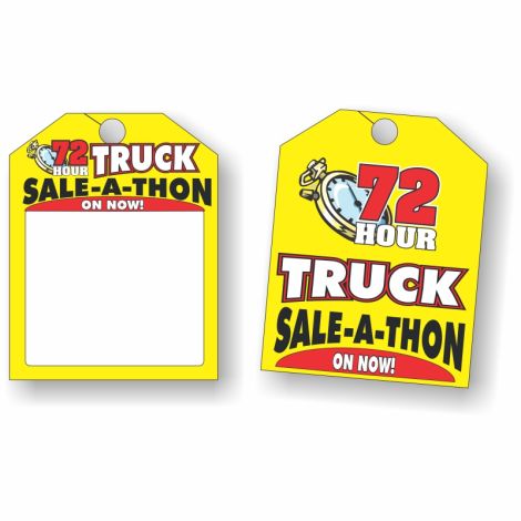 Truck Sale-A-Thon - Rearview Mirror Tags
