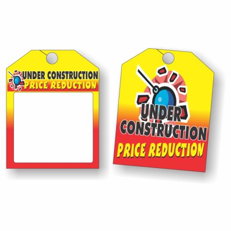Under Construction - Rearview Mirror Tags