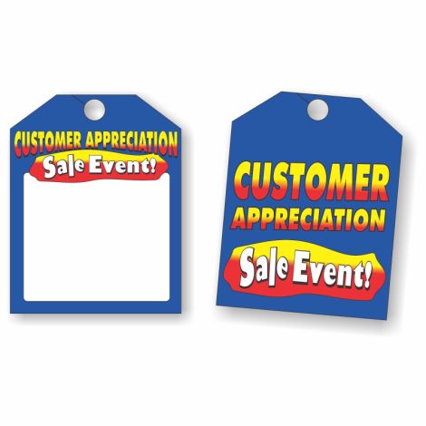 Customer Appreciation - Rearview Mirror Tags