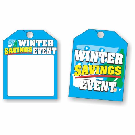 Winter Savings - Rearview Mirror Tags