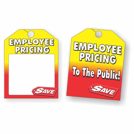 Employee Pricing - Rearview Mirror Tags
