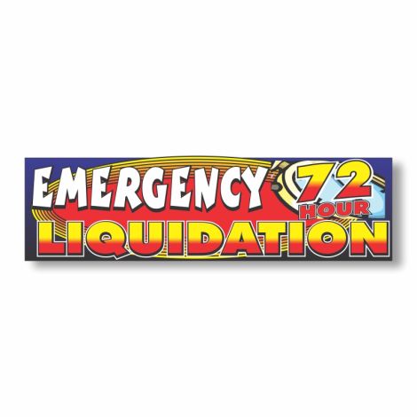 Emergency Liquidation - Showroom Window or Vehicle Decals