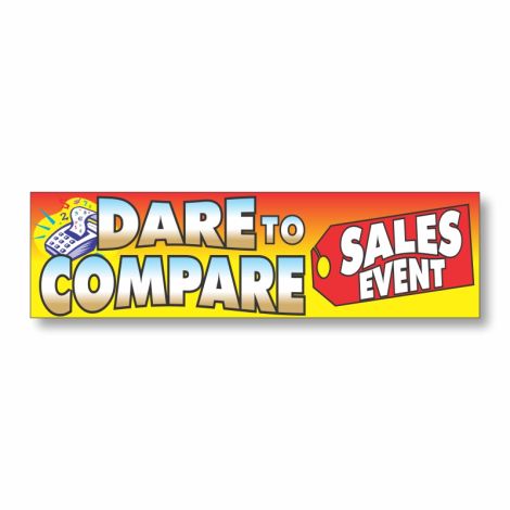 Dare to Compare Sales Event - Showroom Window or Vehicle Decals