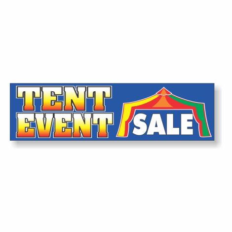 Tent Event Sale - Showroom Window or Vehicle Decals