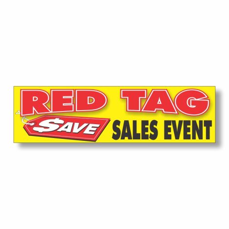 Red Tag Sales Event - Showroom Window or Vehicle Decals