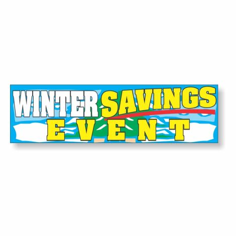 Winter Savings Event - Showroom Window or Vehicle Decals