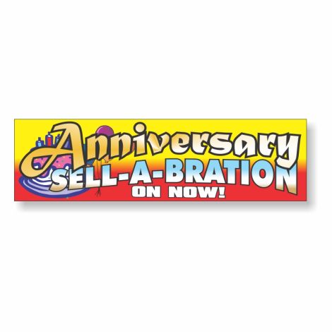 Anniversary Sell-A-Bration - Showroom Window or Vehicle Decals