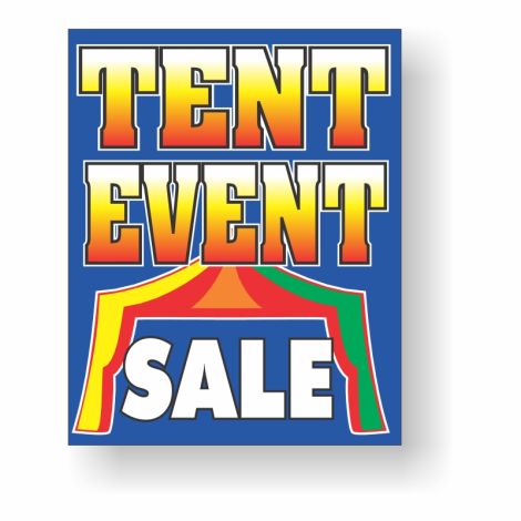 Tent Event Sale - 40" x 50"