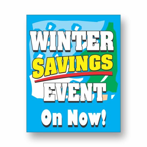 Winter Savings Event - Showroom Window Decals