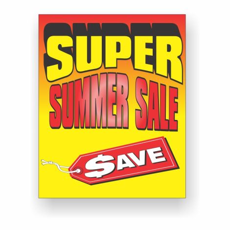 Super Summer Sale - Showroom Window Decals