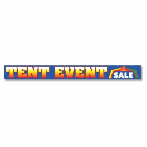 Tent Event Sale - Giant 2' x 20' Event Banner