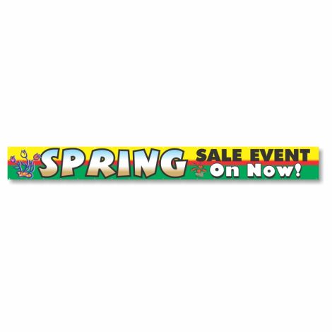 Spring Sale Event On Now - Giant 2' x 20' Event Banner