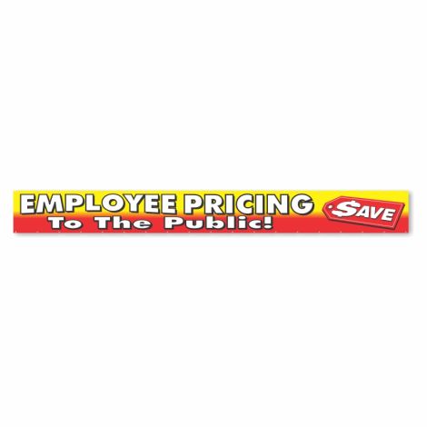 Employee Pricing - Giant 2' x 20' Event Banner