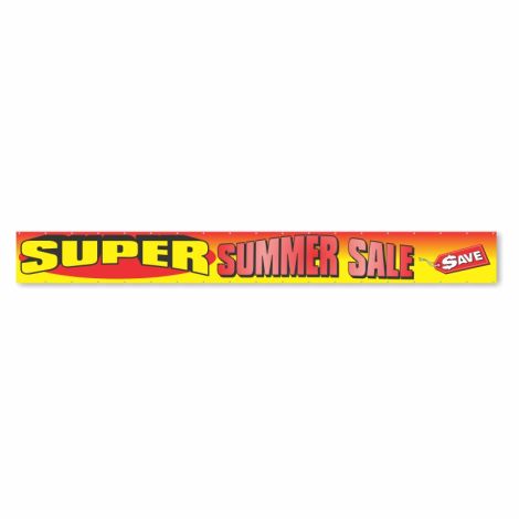 Super Summer Sale - Giant 2' x 20' Event banner
