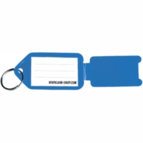 Large Kwik Click Reusable Key Tags with Snap Door - Blue