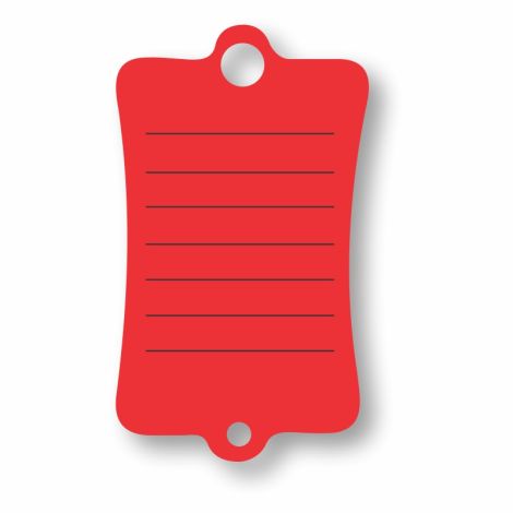 Replacement Kwikee Hang Key Tags - Red