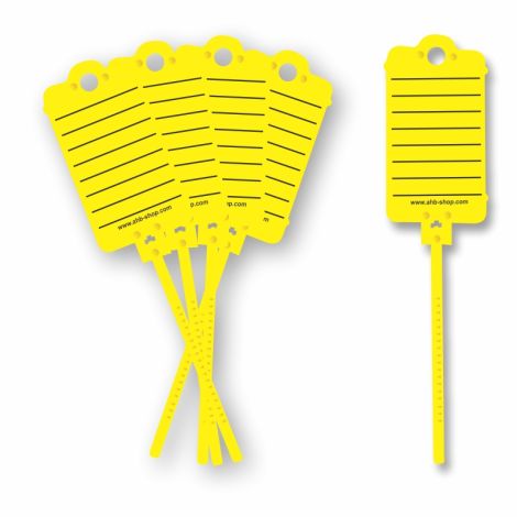 AHB Kwikee Lock Key Tags - Yellow