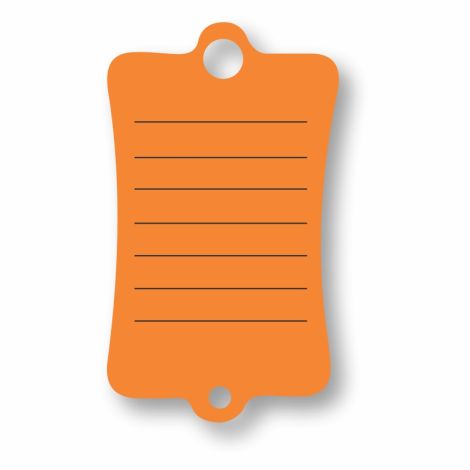 Replacement Kwikee Hang Key Tags - Orange