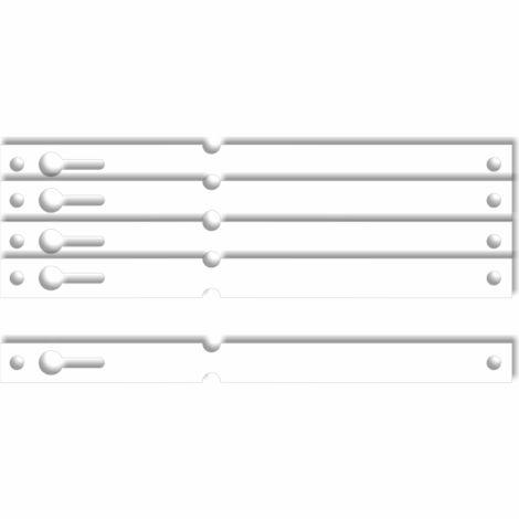 Fastest Easiest Loop Key Tags - White