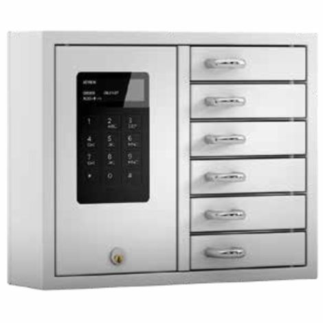 24 Hour Service Key Dispenser with Key Panel - White