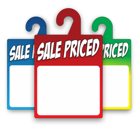 Sale Priced - Dry Erase Rear-View Mirror Tags