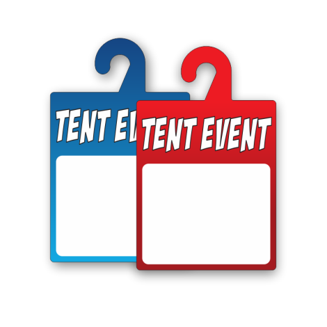 Tent Event - Dry Erase Rear-View Mirror Tags