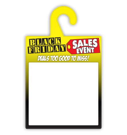Black Friday Sales Event - Reusable Mirror Tags - 7" x 11"
