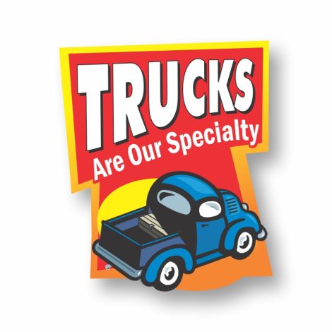 Trucks are Our Specialty - Window Jazz Window Graphics