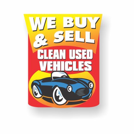 We Buy & Sell Clean Used Vehicles - Window Jazz Window Graphics