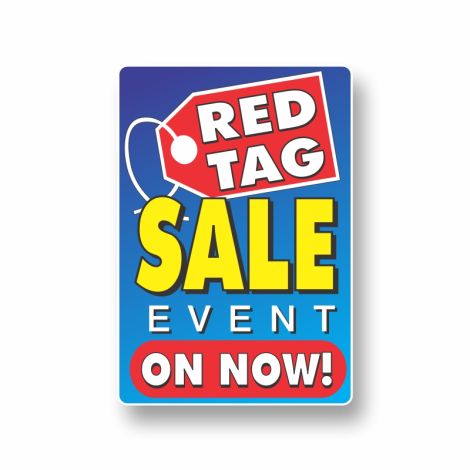 Red Tag Sale Event On Now - Window Jazz Window Graphics