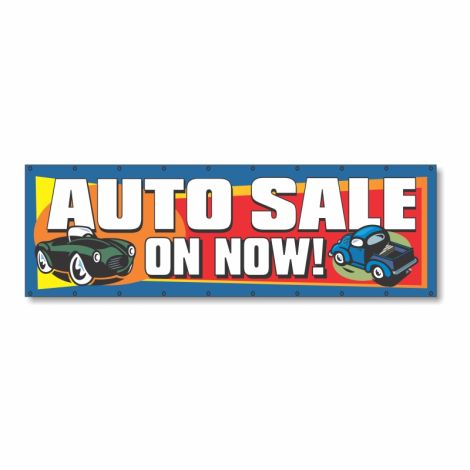Auto Sale - Vinyl Banner