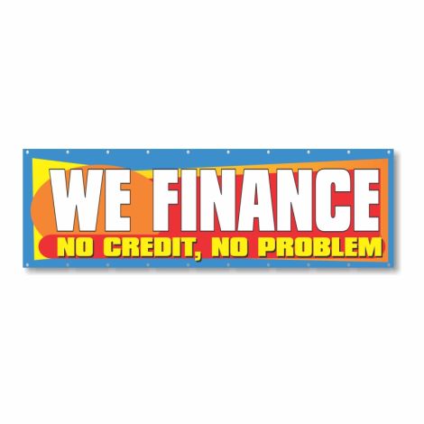 We Finance - Vinyl Banner