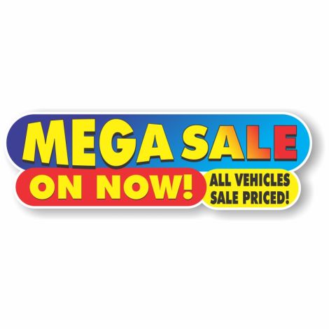 Mega Sale On Now - Window Jazz Showroom Window Graphics