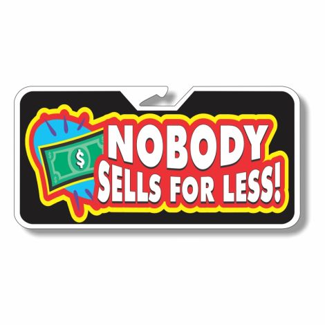 Window Jazz Reusable Windshield Signs - Nobody Sells For Less