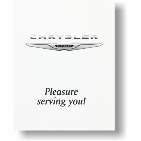 Dealer Logo Paper Floor Mats - Chrysler