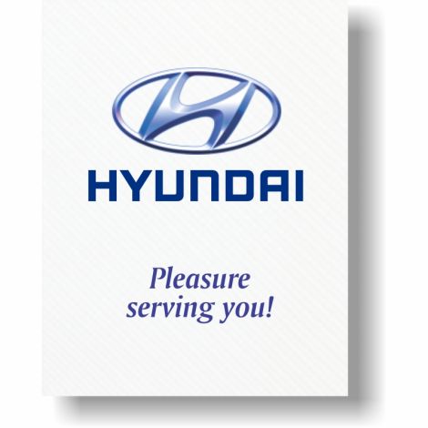 Dealer Logo Paper Floor Mats - Hyundai