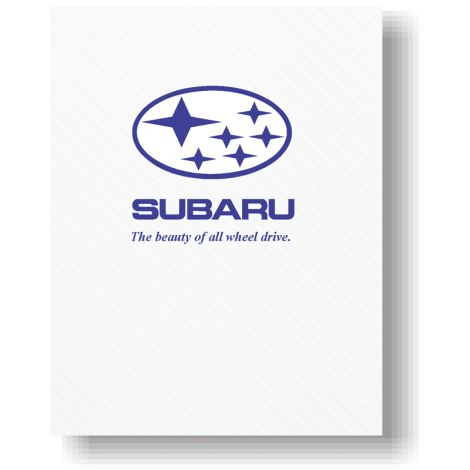 Dealer Logo Paper Floor Mats - Subaru