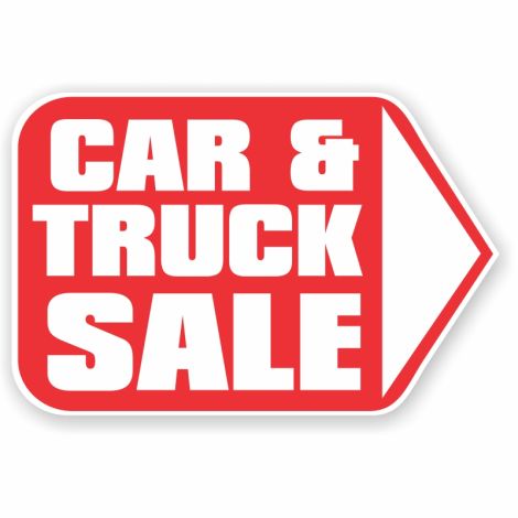 Car & Truck Sale - Mini-Motion Lawn Sign