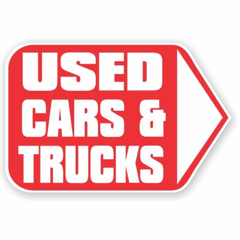 Used Cars & Trucks - Mini-Motion Lawn Sign