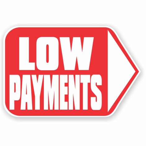 Low Payments - Mini-Motion Lawn Sign