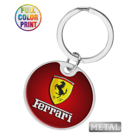 Metal Tag with Full Colour Dome
