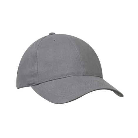 Brushed Cotton Cap - Charcoal